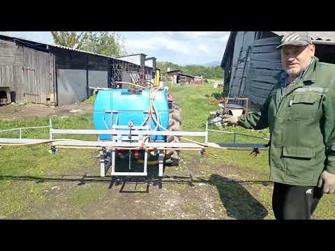 Видео: Самодельный опрыскиватель