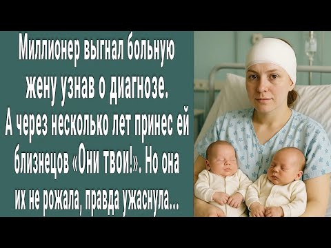 Видео: Богач прогнал больную жену! Через годы принес ей близнецов - Забирай щенков! Узнав ПРАВДУ, онемела..