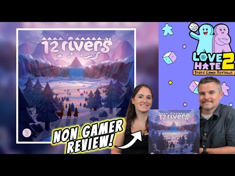 Видео: На данный момент самая красивая игра на нашем столе — но увлекательна ли она? 12 Rivers | Обзор г...