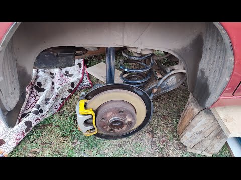 Видео: Замена тормозных колодок на задних супортах Lukas в Daewoo Lanos, Opel Astra G,H
