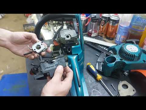 Видео: Makita DCS 34 ремонт карбюратора