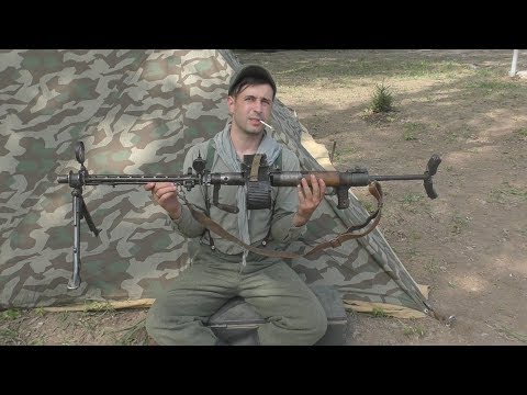 Видео: Немецкий авиационный пулемет МГ-15, 7.92х57мм обзор СХП / German avia machine gun MG-15, 7.92x57mm