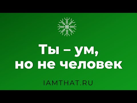 Видео: Ты – ум, но не человек