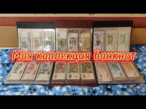 Видео: МОЯ КОЛЛЕКЦИЯ БАНКНОТ #банкноты #боны #бонистика #коллекция #ссср #монеты