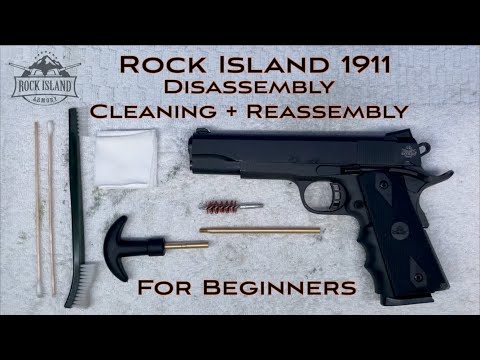Видео: Чистка, разборка и сборка Rock Island 1911 для начинающих