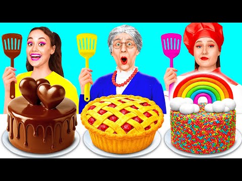 Видео: Кулинарный Челлендж: Я против Бабушки | Творческие Кулинарные Идеи от KaZaZa