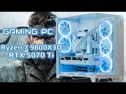 Видео: Біла збірка GamingPC: Ryzen 7 9800X3D + RTX 5070 Ti
