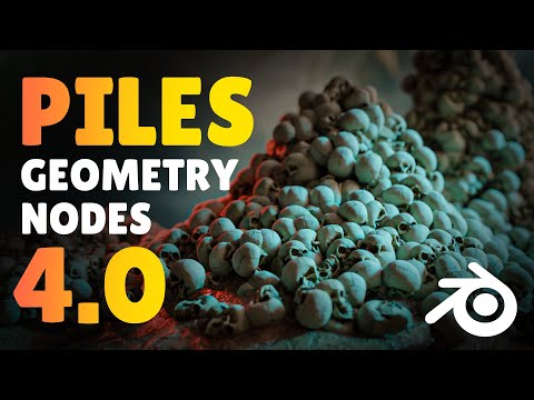 Видео: Создайте генератор кучи в Blender 4.0! (Узлы геометрии и повторяющаяся зона)