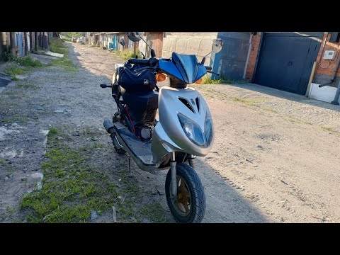Видео: Про китайский скутер после ремонта. 