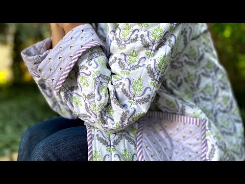 Видео: Телогреечка стёганая. Пришиваем карман вручную.