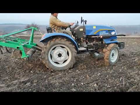 Видео: Dong feng 244DH з саморобним культиватором. Перші випробування.