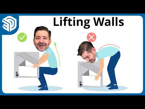 Видео: Перемещение стен к потолку в SketchUp
