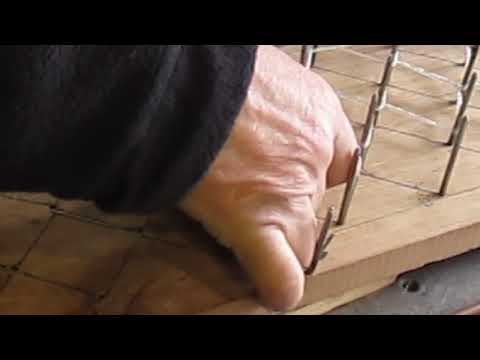 Видео: рабица любой длинны, ширины из ПЕТ бут  Ч 2/chain-link of any length, width from PET part 2