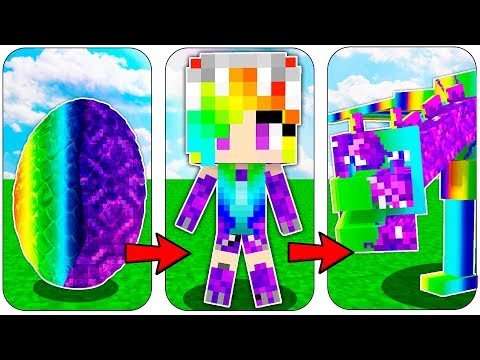Видео: КАК МЕНЯЛАСЬ ДЕВУШКА РАДУЖНЫЙ ПОРТАЛЬНЫЙ ДРАКОН МОБ МУТАНТ И ЕГО ЖИЗНЕННЫЙ ЦИКЛ В МАЙНКРАФТ !