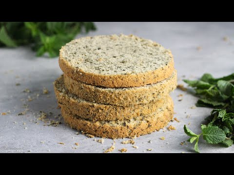 Видео: МЯТНЫЙ БИСКВИТ с натуральной мятой/ высокий, нежный, с легким холодком