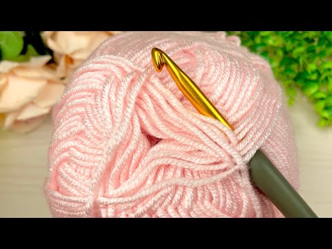 Видео: Ух ты! УДИВИТЕЛЬНО красивый узор крючком! Очень милая и простая вязка крючком для начинающих