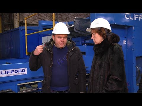 Видео: Пуск линии по производству решетчатых настилов