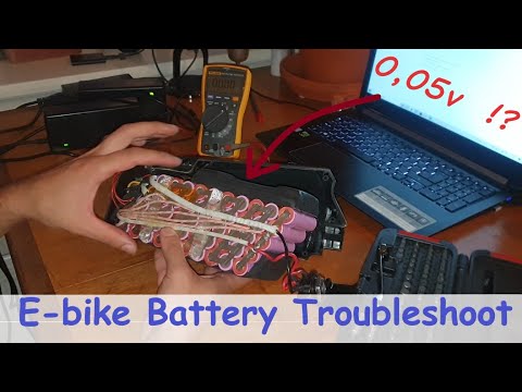 Видео: Аккумулятор для электровелосипеда 36 В не заряжается — ремонт — литий-ионный аккумулятор 18650, н...