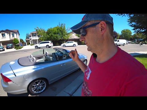 Видео: Жена отжала кабриолет Volvo C70 / Прохожу техосмотр в США
