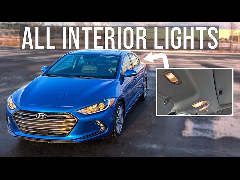 Видео: Как заменить лампы освещения салона (ПОЛНОЕ РУКОВОДСТВО) - Hyundai Elantra (2017-2018)