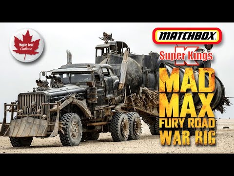 Видео: Безумный Макс, Дорога ярости, Боевая машина (109) Тягач Matchbox SuperKings K-115