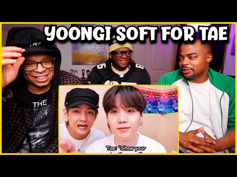 Видео: Юнги проявляет нежность к Тэхёну | РЕАКЦИЯ