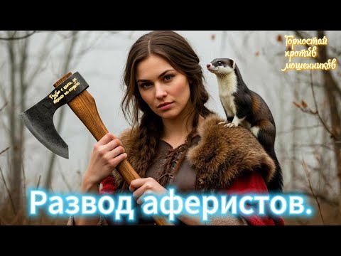 Видео: Горностай против мошенников. Развод холодненьких и не особо умненьких мошенников.