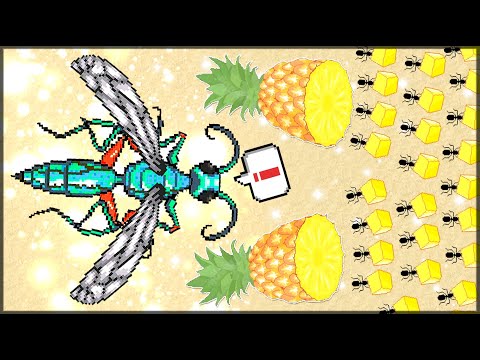 Видео: ОСОБОЕ СУЩЕСТВО ИЗУМРУДНАЯ ТАРАКАНЬЯ ОСА! ОБНОВЛЕНИЕ ЛЕТНЕЕ СОБЫТИЕ - Pocket Ants: Симулятор Колонии