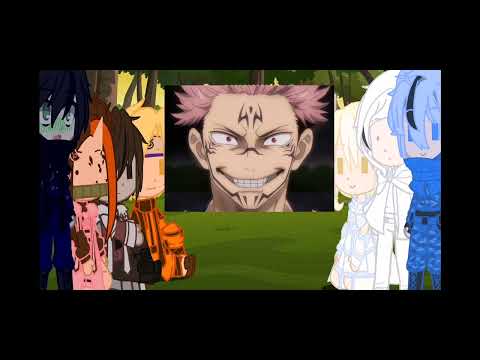 Видео: ||Реакция разных аниме на друг друга||6 часть||Магическая битва||