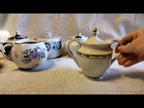 Видео: Сахарницы, которые убираю в коробку. Лфз. Вербилки. Дулево. Барановка.Артемовский фарфор