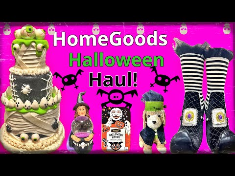 Видео: Распродажа товаров к Хэллоуину в HomeGoods!