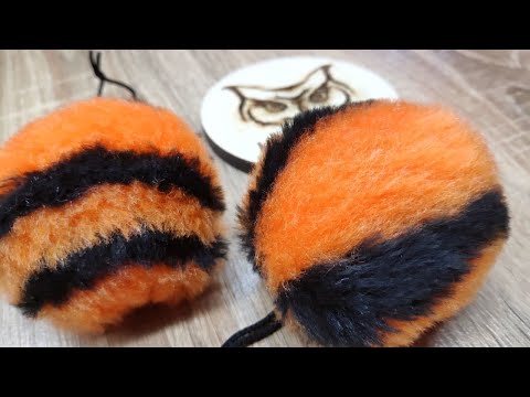 Видео: [DIY]🧡Як з хутра зробити помпон швидко та легко 