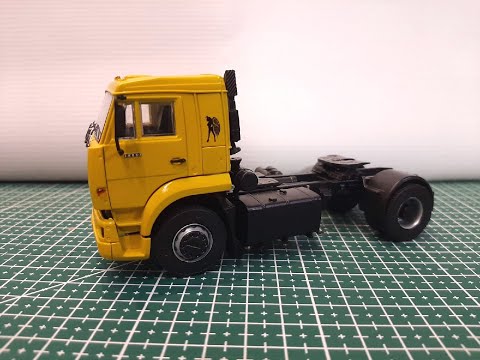 Видео: Сборка модели КАМАЗ 5460 AVD models