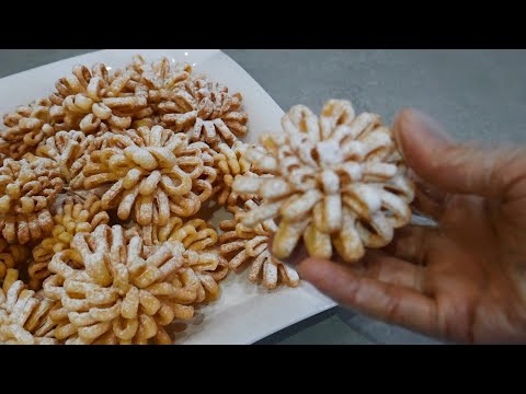 Видео: НЕОБЫЧНЫЙ ХВОРОСТ. Хрустящий хворост ХРИЗАНТЕМА.