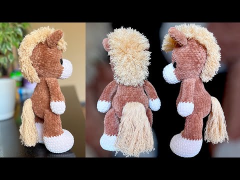 Видео: Лошадка вязаная крючком // мастер-класс // часть 1