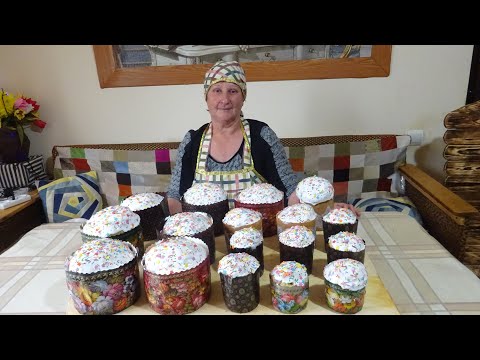 Видео: Пасхальные куличи.