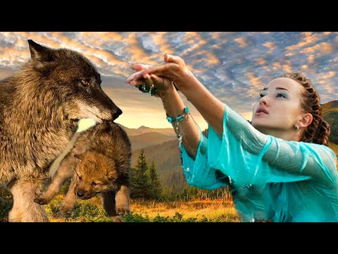 Видео: Волчица несла в зубах последнего выжившего волчонка в руки этой женщины. Это был единственный шанс
