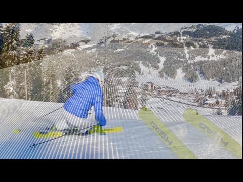 Видео: Архыз, Вельвет, Северный склон. Лыжи HEAD WorldCup Rebels E-Speed Pro, 175/R 17