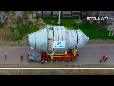 Видео: Монтаж кристаллизатора весом 74 тонны | ФосАгро, Апатит, г. Череповец