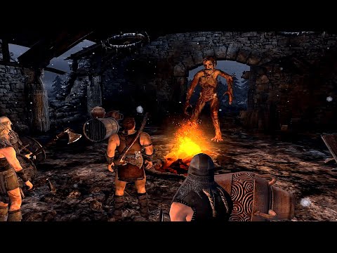 Видео: Beowulf #1 - ГРЕНДЕЛЬ И ЗОЛОТОЙ РОГ