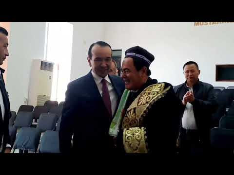 Видео: Маданият министри Озодбек Назарбеков Кодир Журакуловни 70 ёшлик юбилейи билан табриклади