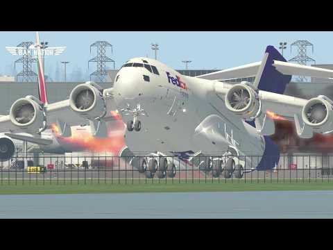 Видео: Ошибка пилота C-17 при взлете привела к немедленной аварийной посадке в X-Plane 11