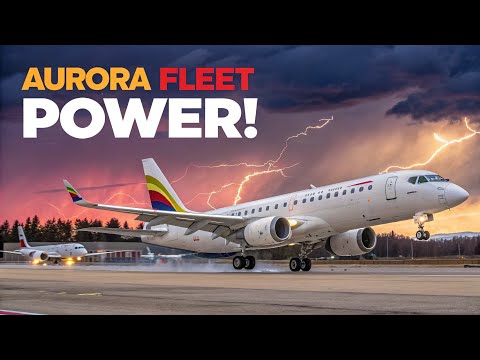 Видео: Авиакомпания «Аврора» — современный флот SSJ и Антонов