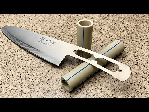 Видео: Даже профессора НАСА должны были учиться у меня этому! Изготовление рукояток ножей из ПВХ