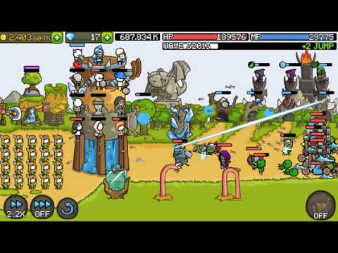 Видео: Grow Castle - Физический билд все вкладки (волны, колонии, дракон, ад, голд-фарм) на аккаунте 32к