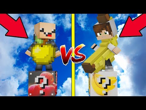 Видео: БАНАН ЛАКИ БЛОК VS ЯБЛОКО ЛАКИ БЛОК! НУБ ПРОТИВ ПРО! ВЫЖИТЬ НА 1 БЛОКЕ! #47