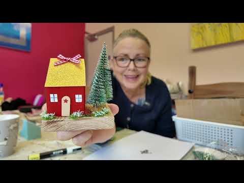 Видео: Делаем рождественские домики 🏡