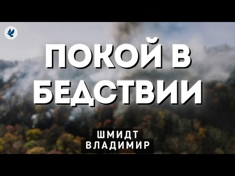 Видео: Покой в бедствии. Шмидт В.В. Проповедь МСЦ ЕХБ