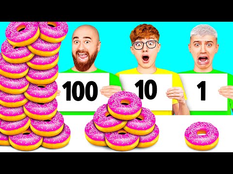 Видео: 100 СЛОЕВ ЕДЫ ЧЕЛЛЕНДЖ !