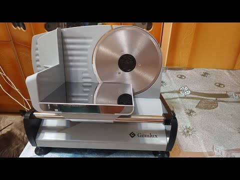 Видео: Ломтерезка Gemlux(слайсер)